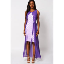 Load image into Gallery viewer, Spotted &amp; Chiffon Overlay Maxi Dress Ex-Branded-Women - Apparel - Dresses - Evening-Sassy Dutch